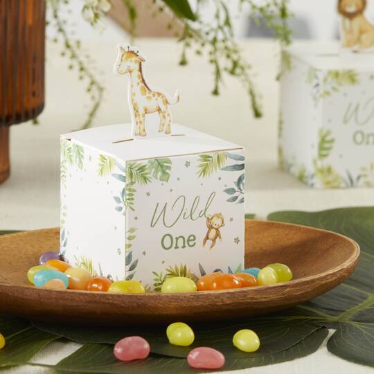 Safari Baby Favor Box Set, 24ct.